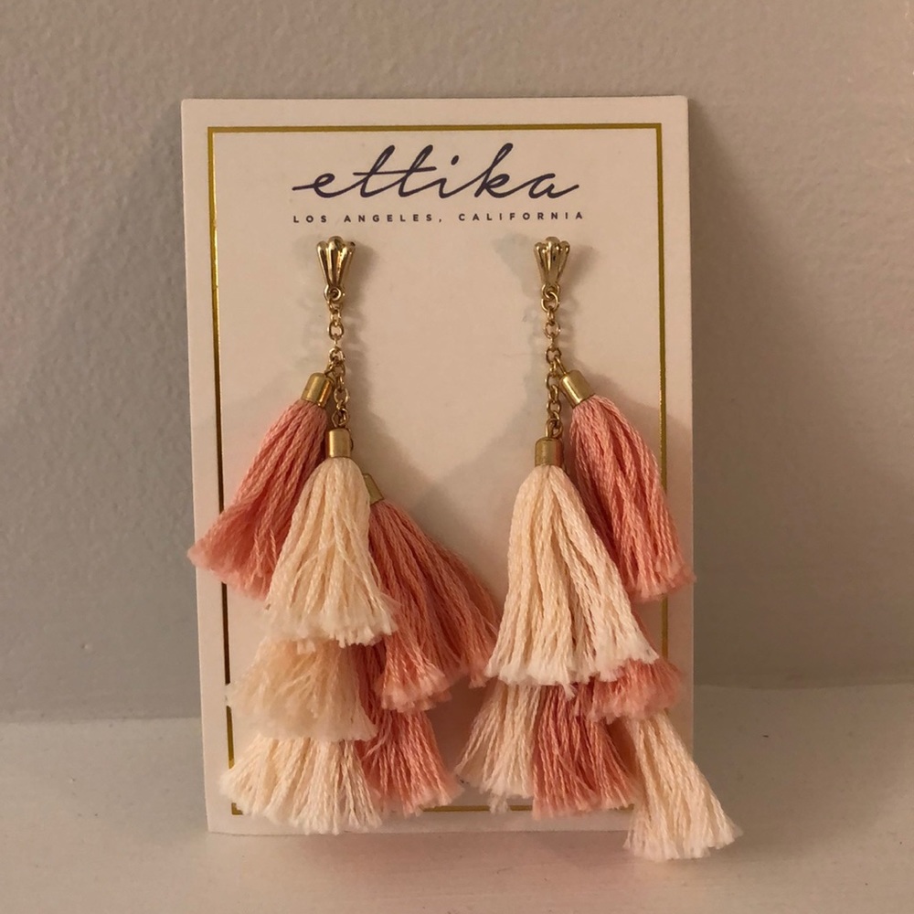 Ettika tassel earrings